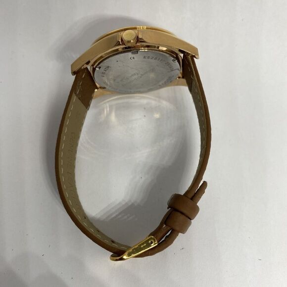 Fossil Riley ES2811 Women's Brown Leather Analog Dial Quartz Wrist Watch OP797 - Picture 11 of 12